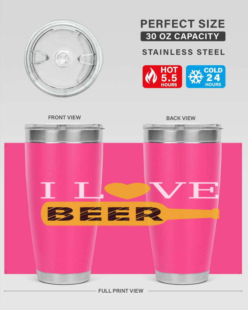 i love beer 75#- beer- Tumbler