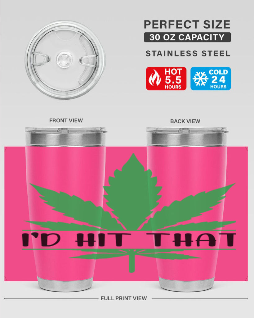 id hit that weed 143#- marijuana- Tumbler