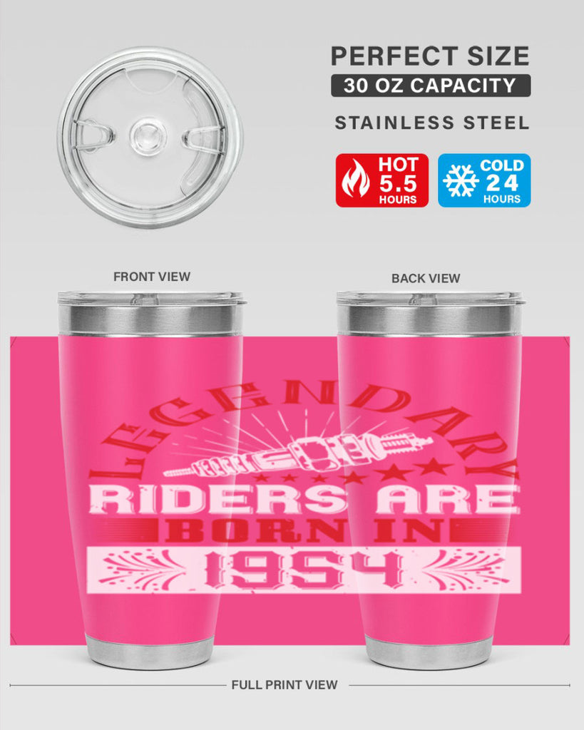 legendary riders are born in Style 58#- birthday- tumbler