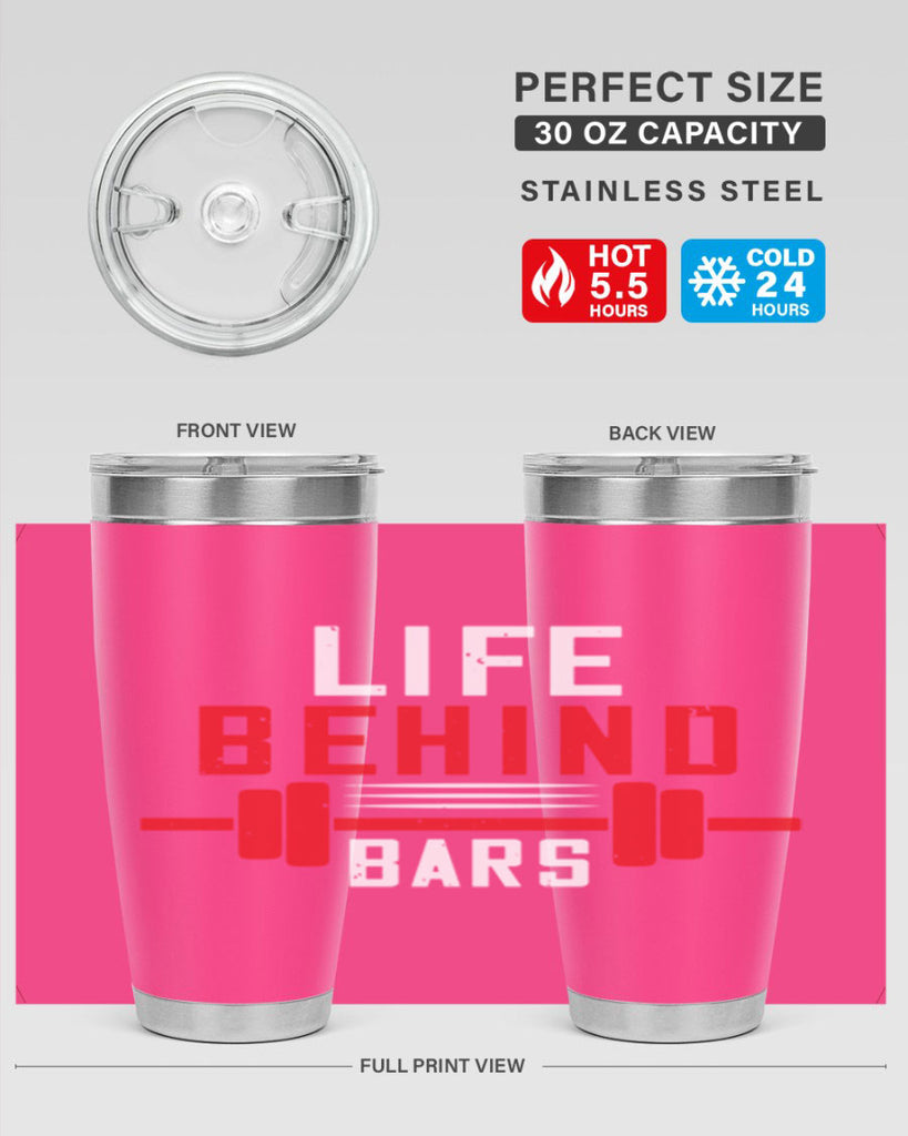 life behind bars 85#- gym- Tumbler