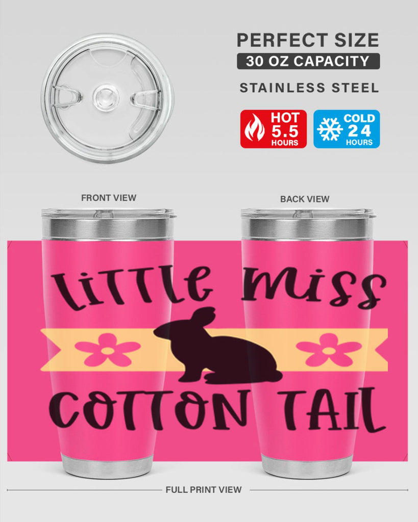 little miss cotton tail 17#- easter- Tumbler