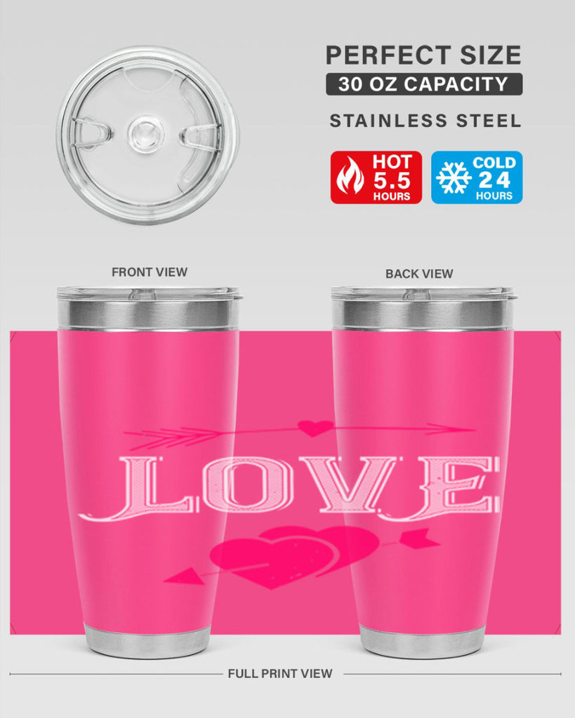 love 41#- valentines day- Tumbler