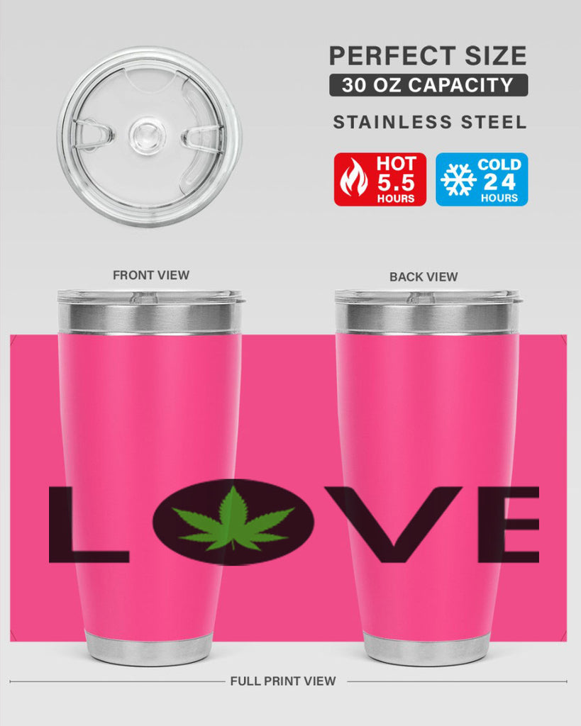 love cannabis 189#- marijuana- Tumbler