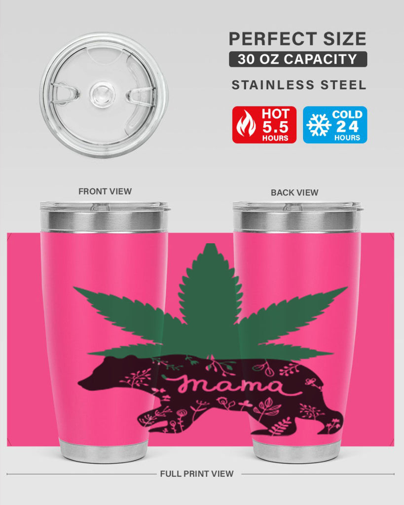 mama bear weed 196#- marijuana- Tumbler