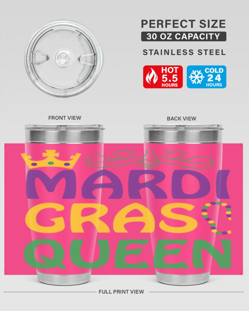 mardi gras queen 8#- mardi gras- Tumbler