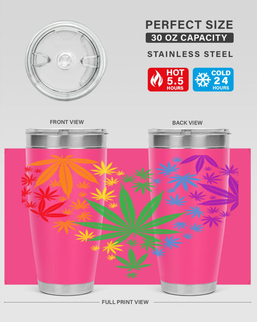 marijuana heart 200#- marijuana- Tumbler