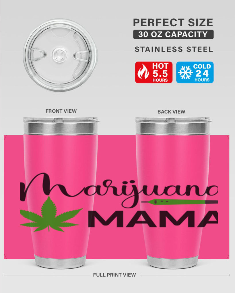 marijuana mama 204#- marijuana- Tumbler