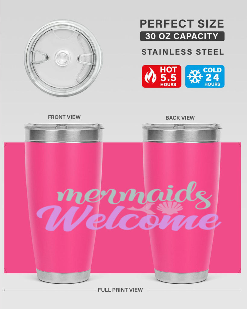mermaids welcome 6#- mermaid- Tumbler