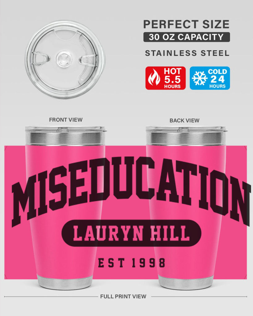 miseducation of lauryn hill college 67#- black words phrases- Cotton Tank