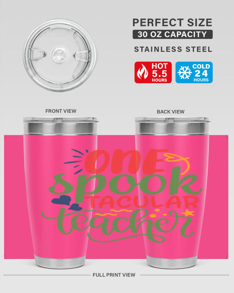 one spook tacular teacher Style 159#- teacher- tumbler