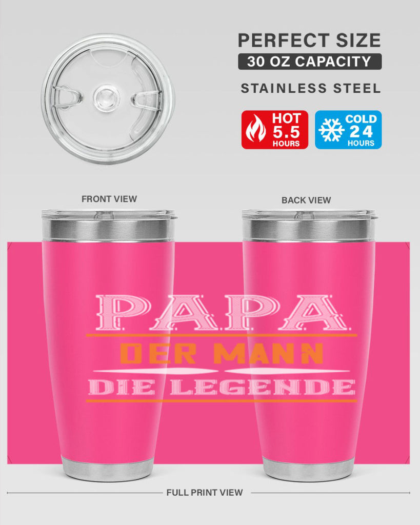 papa der mann die legende 21#- grandpa - papa- Tumbler