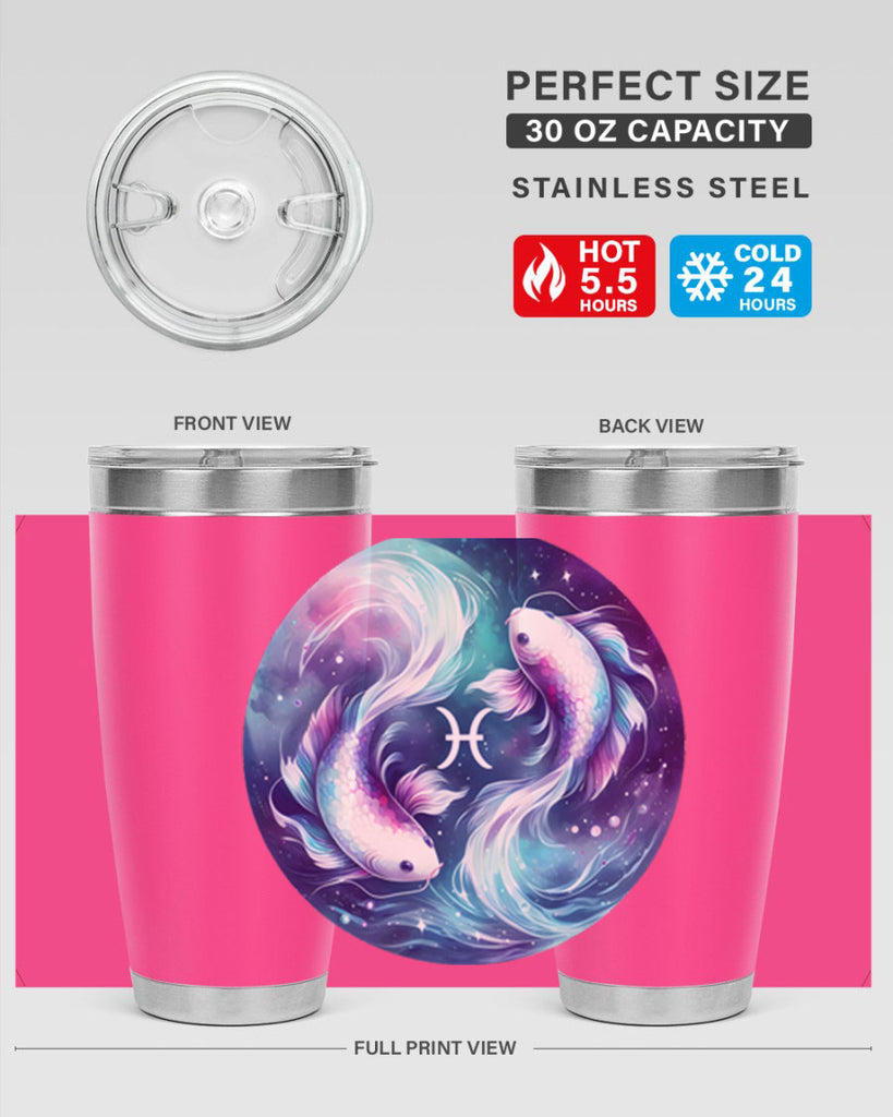 pisces 350#- zodiac- Tumbler