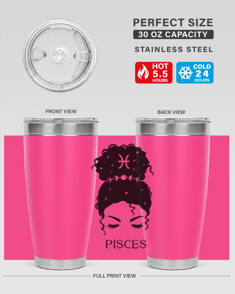 pisces 353#- zodiac- Tumbler