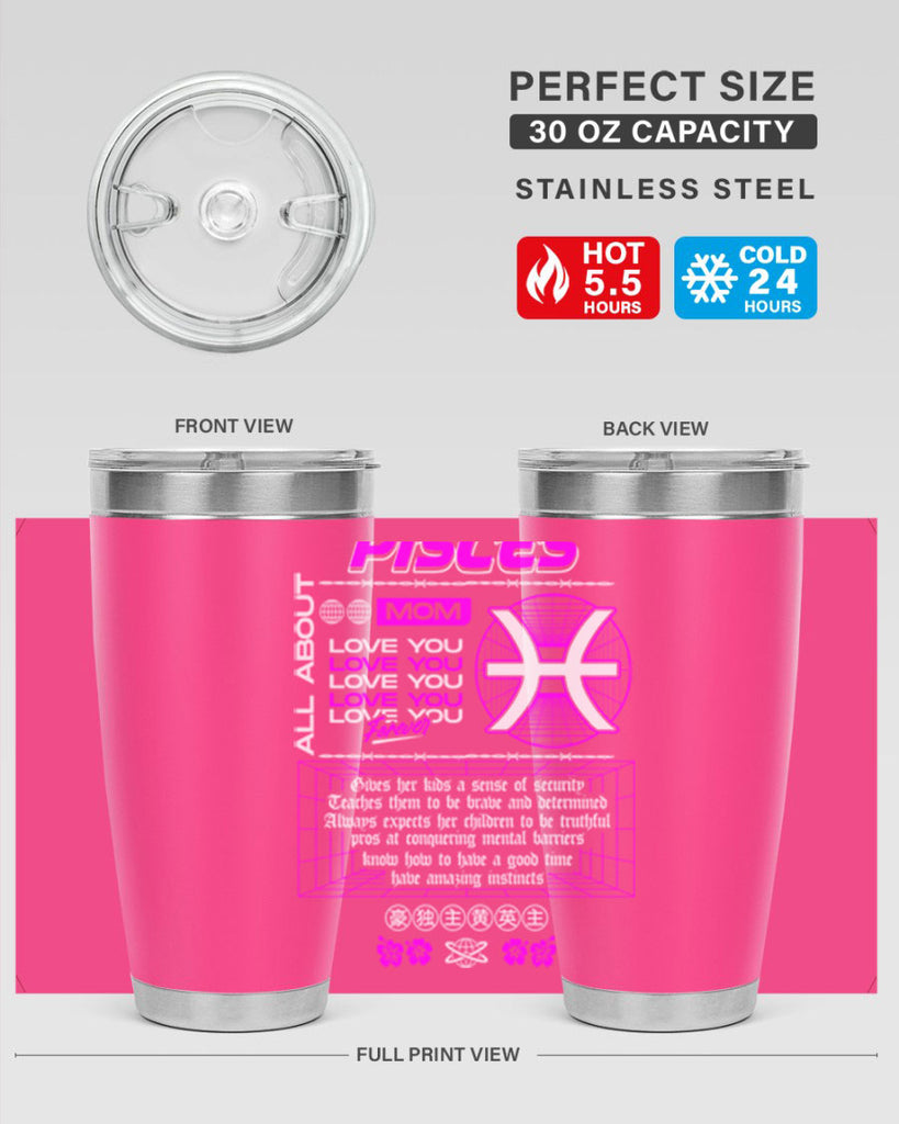 pisces 357#- zodiac- Tumbler