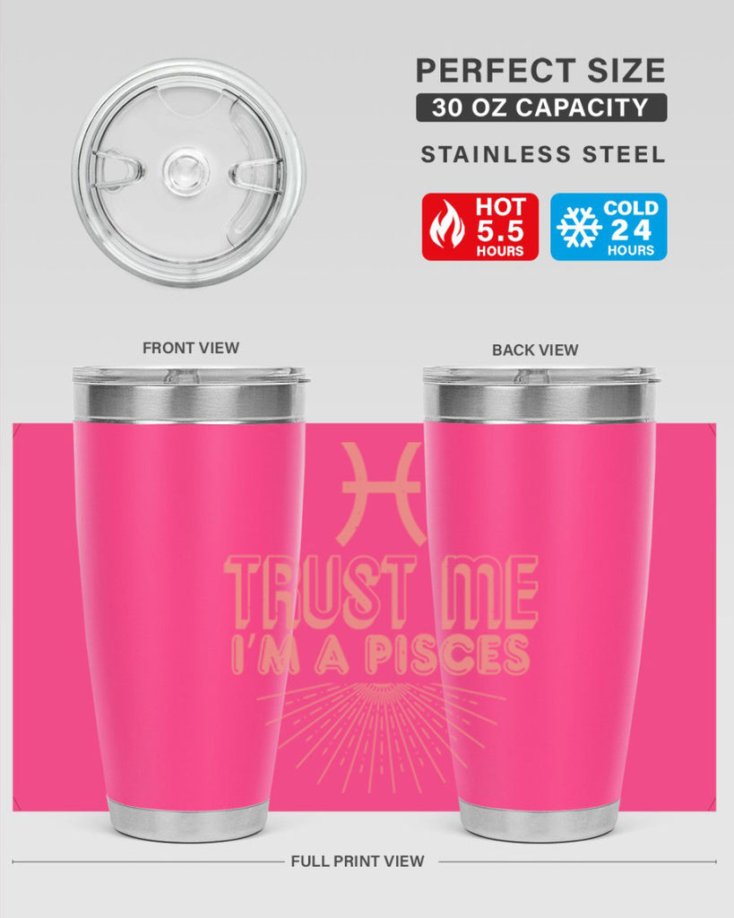 pisces 358#- zodiac- Tumbler