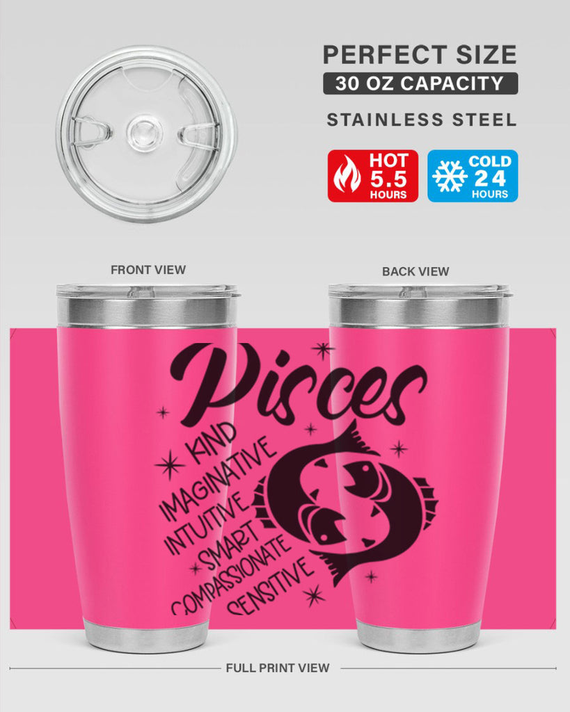 pisces 371#- zodiac- Tumbler