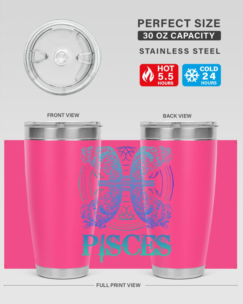 pisces Zodiac 381#- zodiac- Tumbler