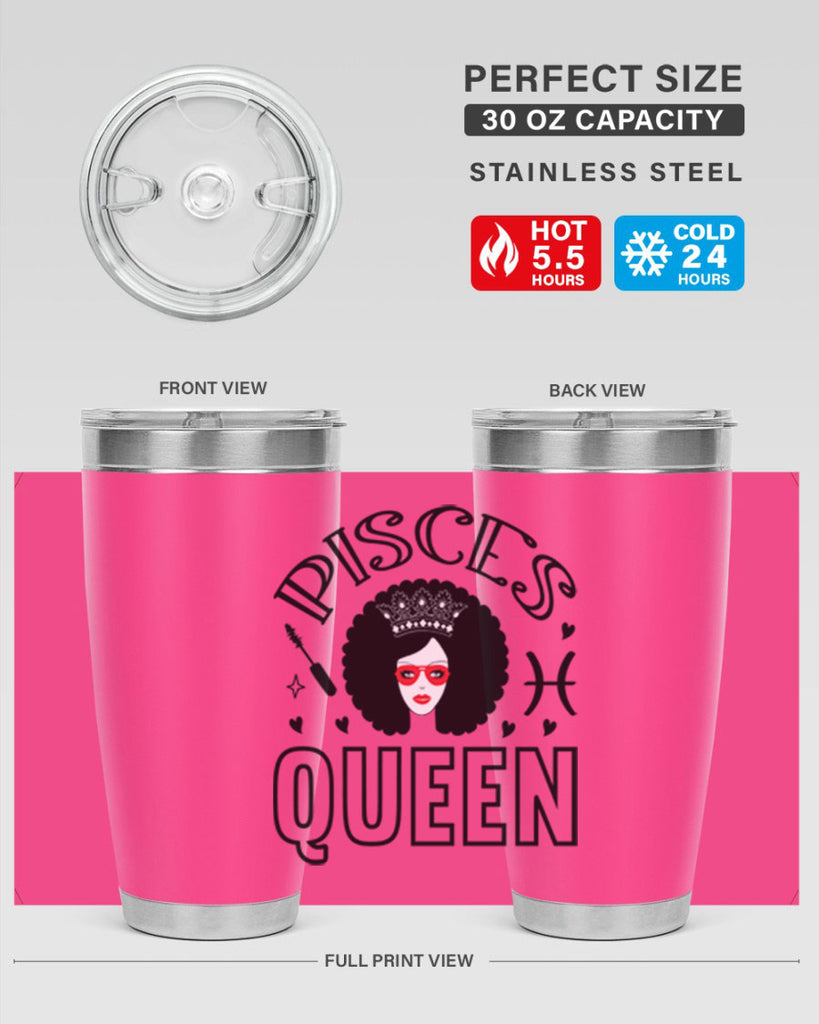 pisces queen 380#- zodiac- Tumbler