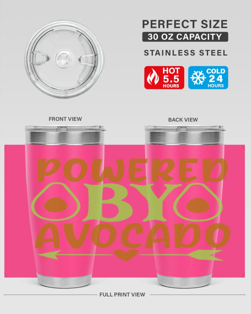 powered by avocado 3#- avocado- Tumbler