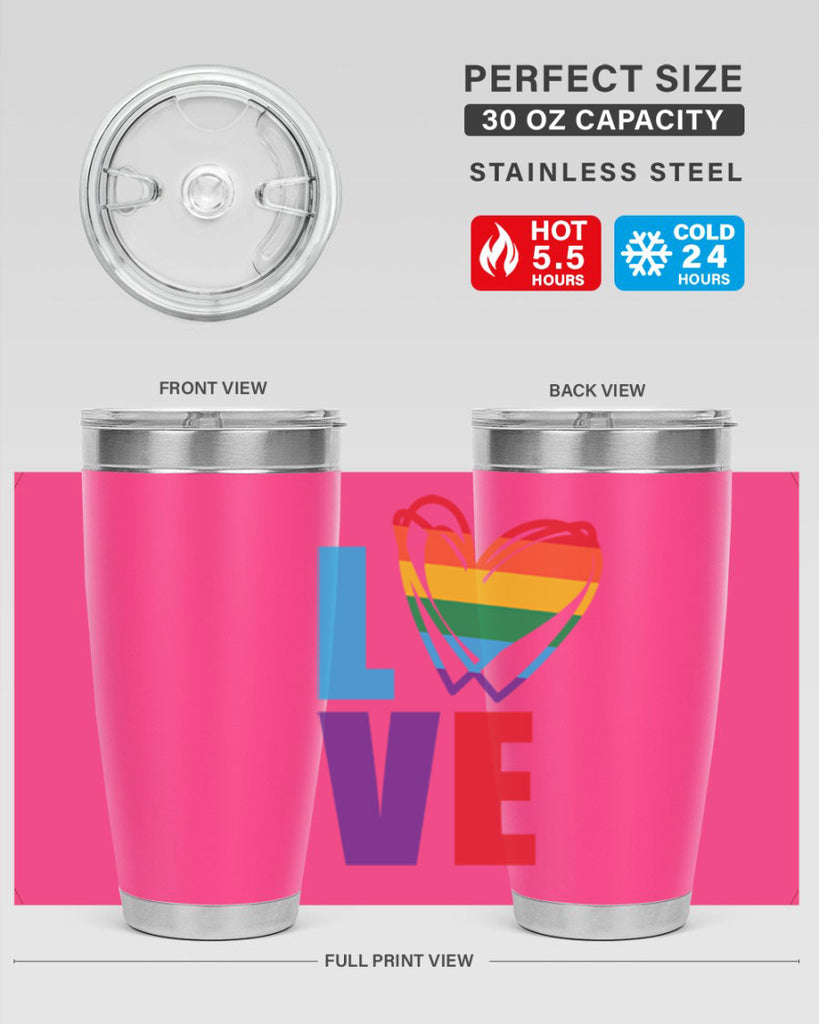 pride love heart 64#- lgbt- Tumbler