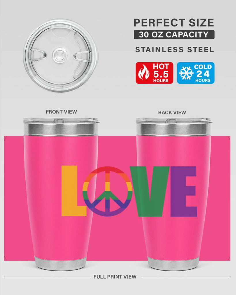 pride love peace 60#- lgbt- Tumbler