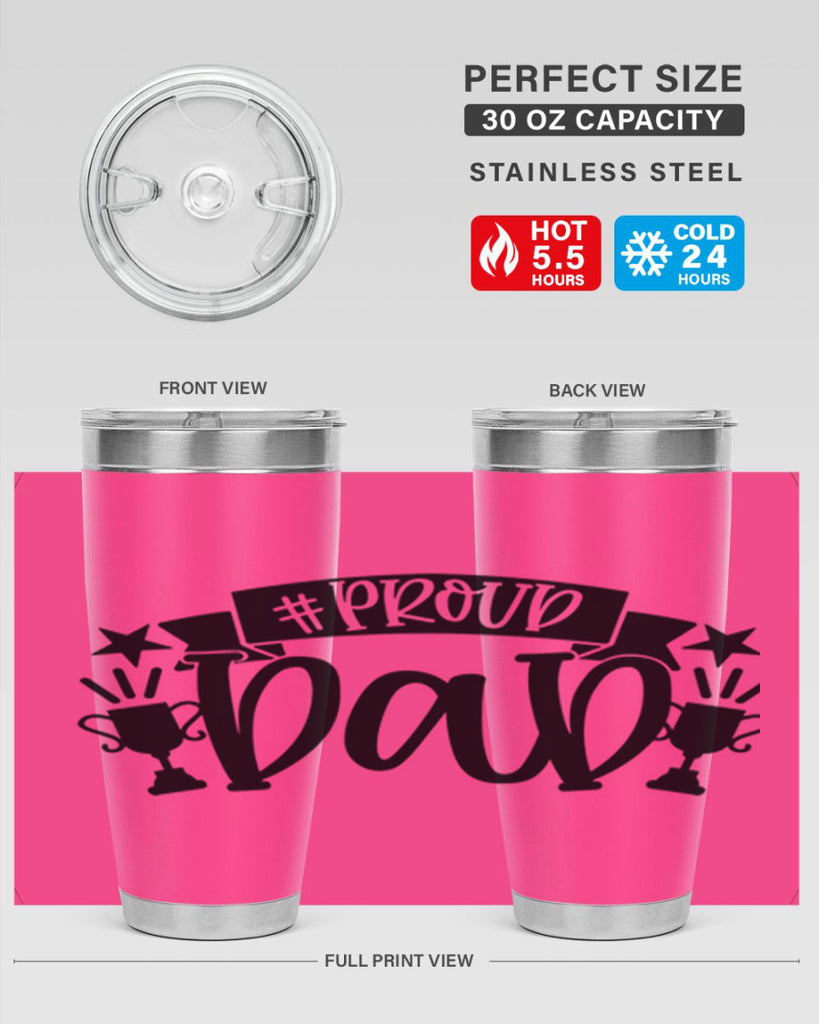 proud dad 75#- fathers day- Tumbler