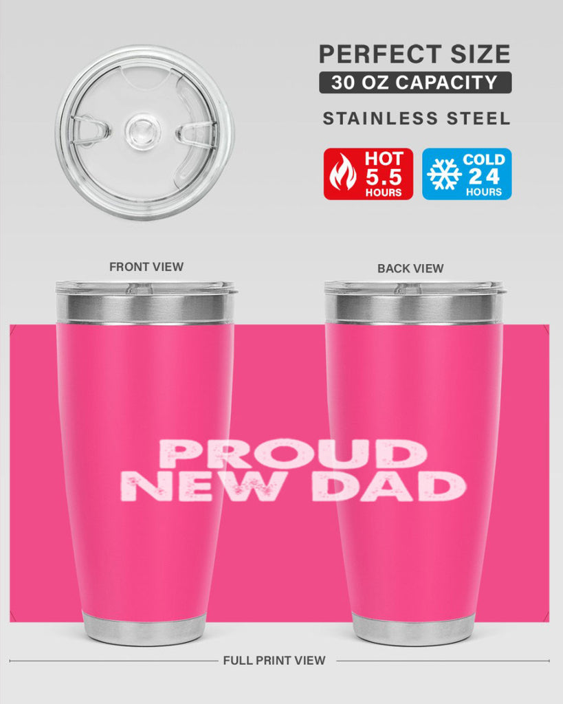 proud new dad 69#- dad- Tumbler