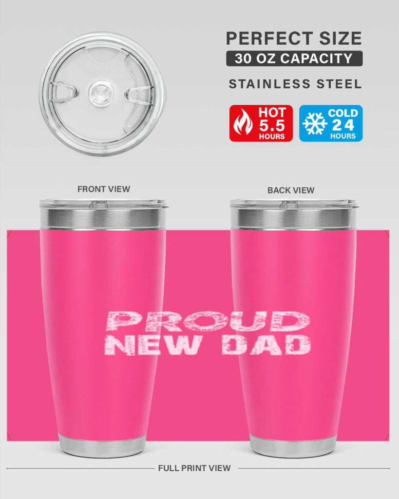 proud new dad 70#- dad- Tumbler