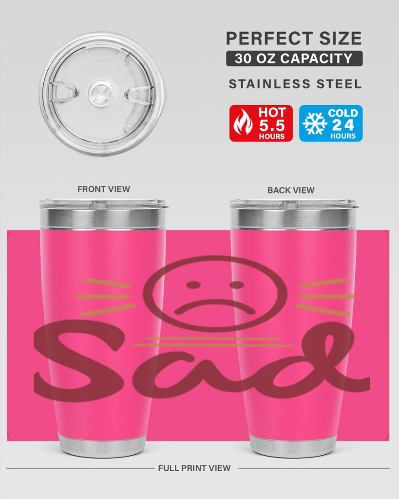 sad 5#- fathers day- Tumbler
