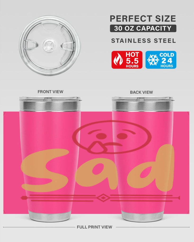 sad 6#- fathers day- Tumbler