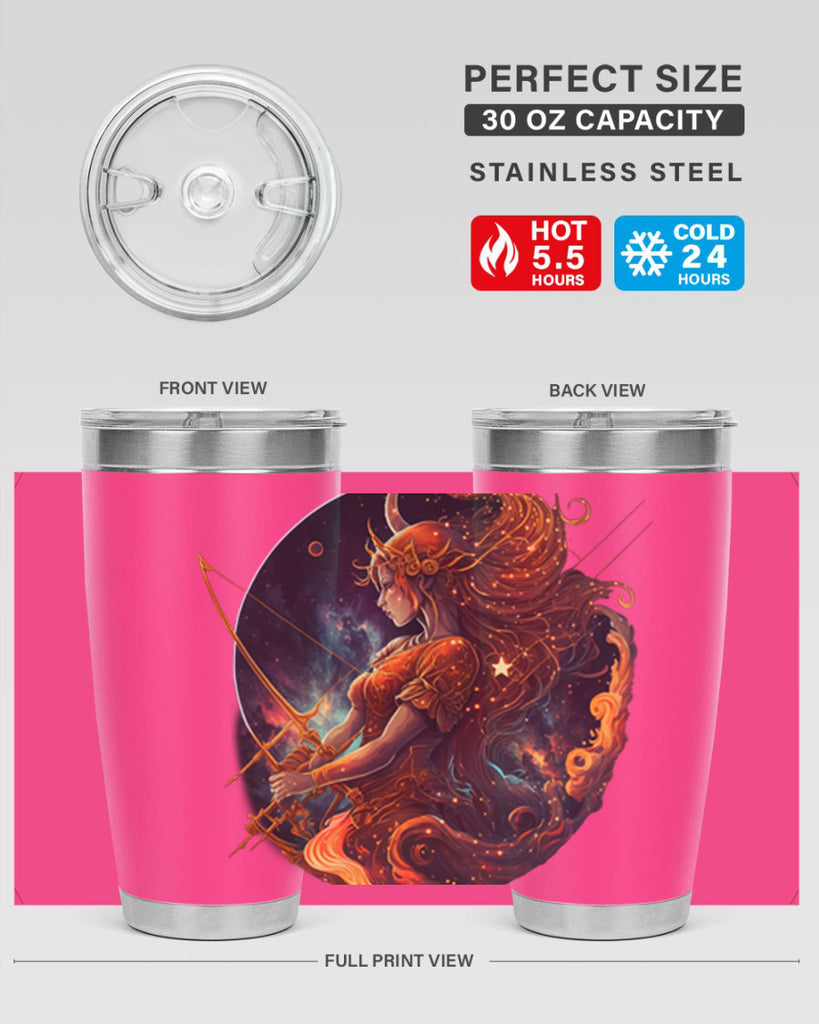 sagittarius 417#- zodiac- Tumbler