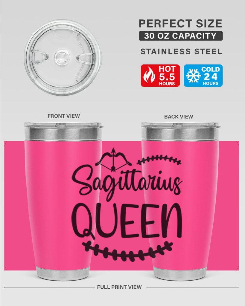 sagittarius queen 413#- zodiac- Tumbler