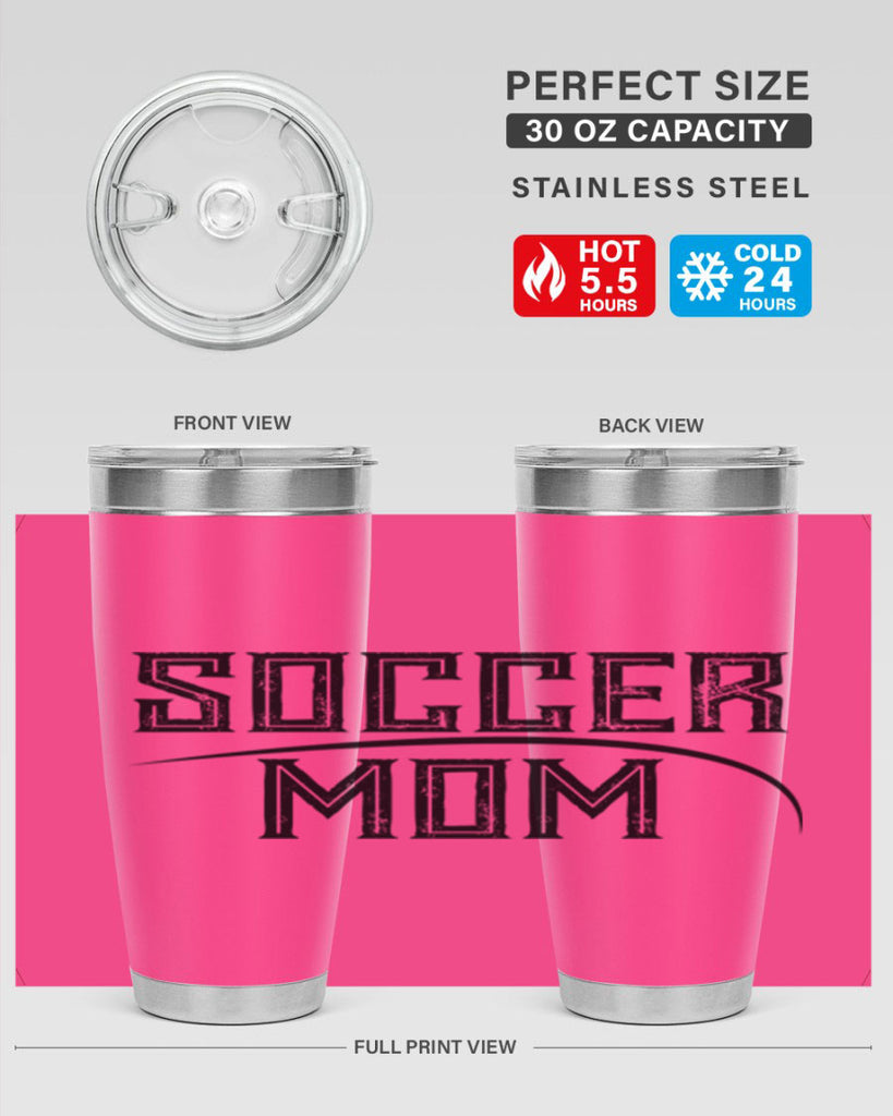 soccer mom 67#- mom- Tumbler