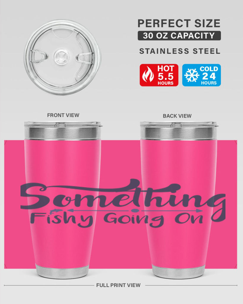 something 36#- fishing- Tumbler