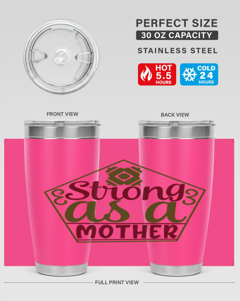 strong as a mother 14#- gym- Tumbler