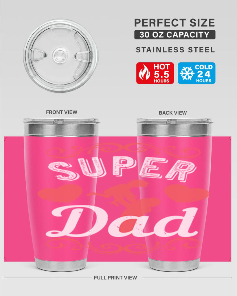 super dad 178#- fathers day- Tumbler