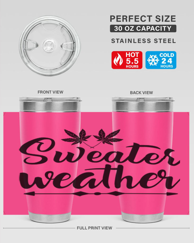 sweater weather 581#- fall- Tumbler