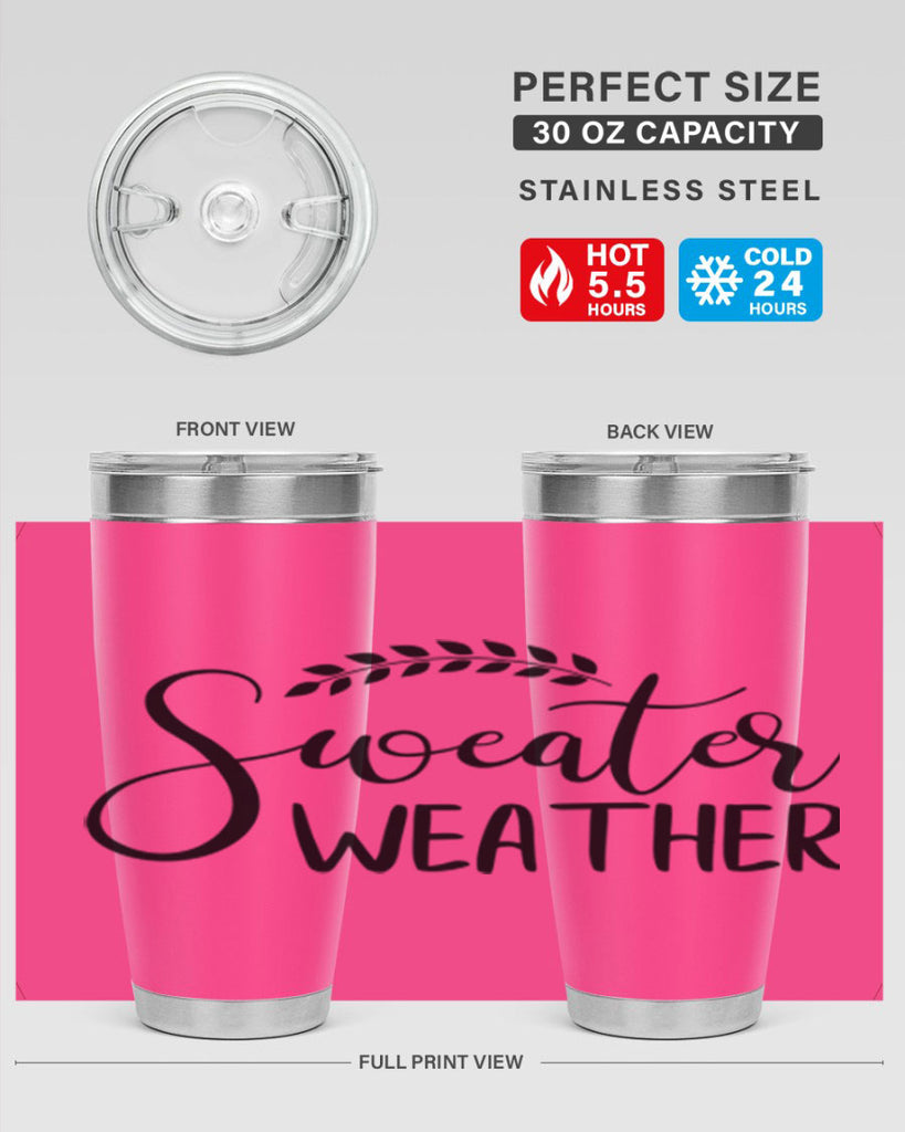 sweater weather 582#- fall- Tumbler