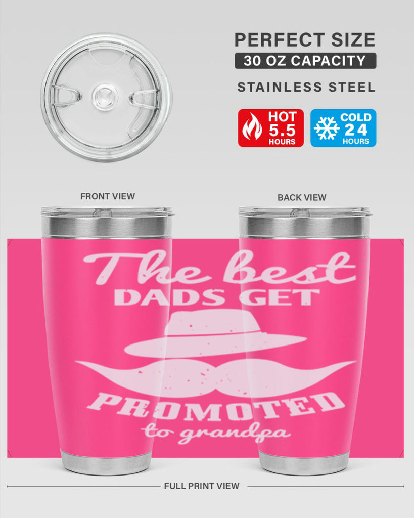 the best dads get promoted 164#- fathers day- Tumbler
