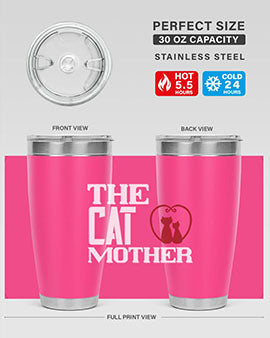 the cat mother Style 117#- cat- Tumbler