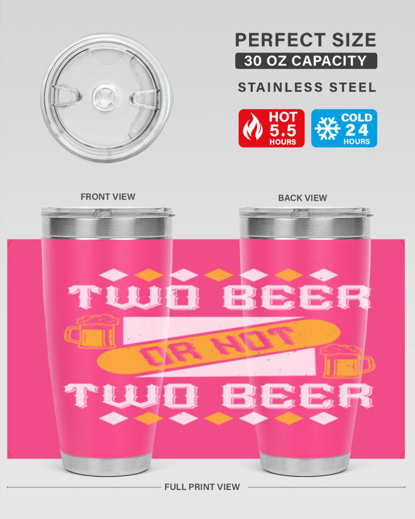 two beer or not two beer 3#- beer- Tumbler