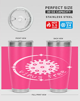 virus free Style 19#- corona virus- Tumbler