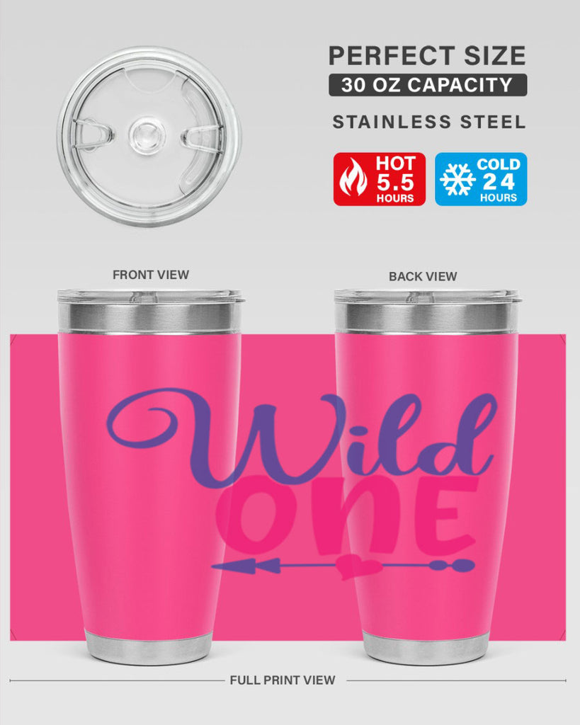 wild one 356#- mom- Tumbler