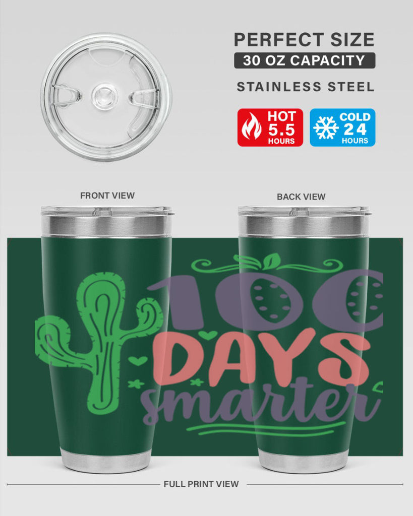 100 days smarterr 23#- 100 days of school- Tumbler