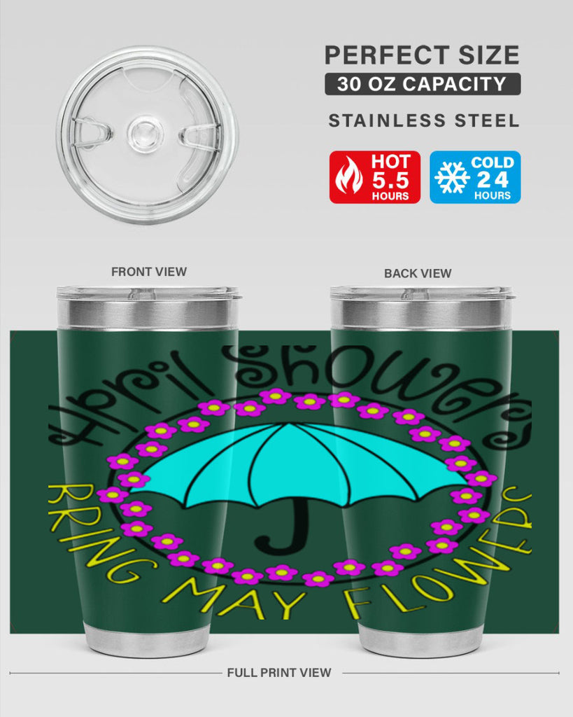 April showers21#- spring- Tumbler