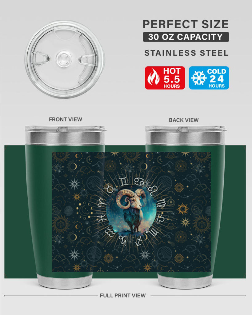 Aries Straigth 95#- zodiac- Tumbler