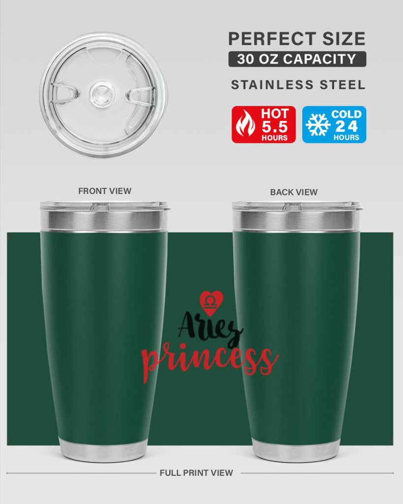 Aries princess 98#- zodiac- Tumbler