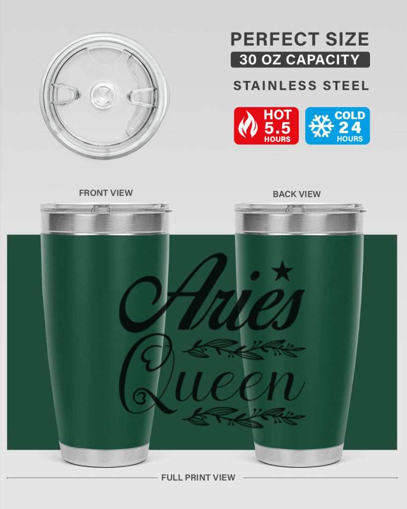 Aries queen 119#- zodiac- Tumbler