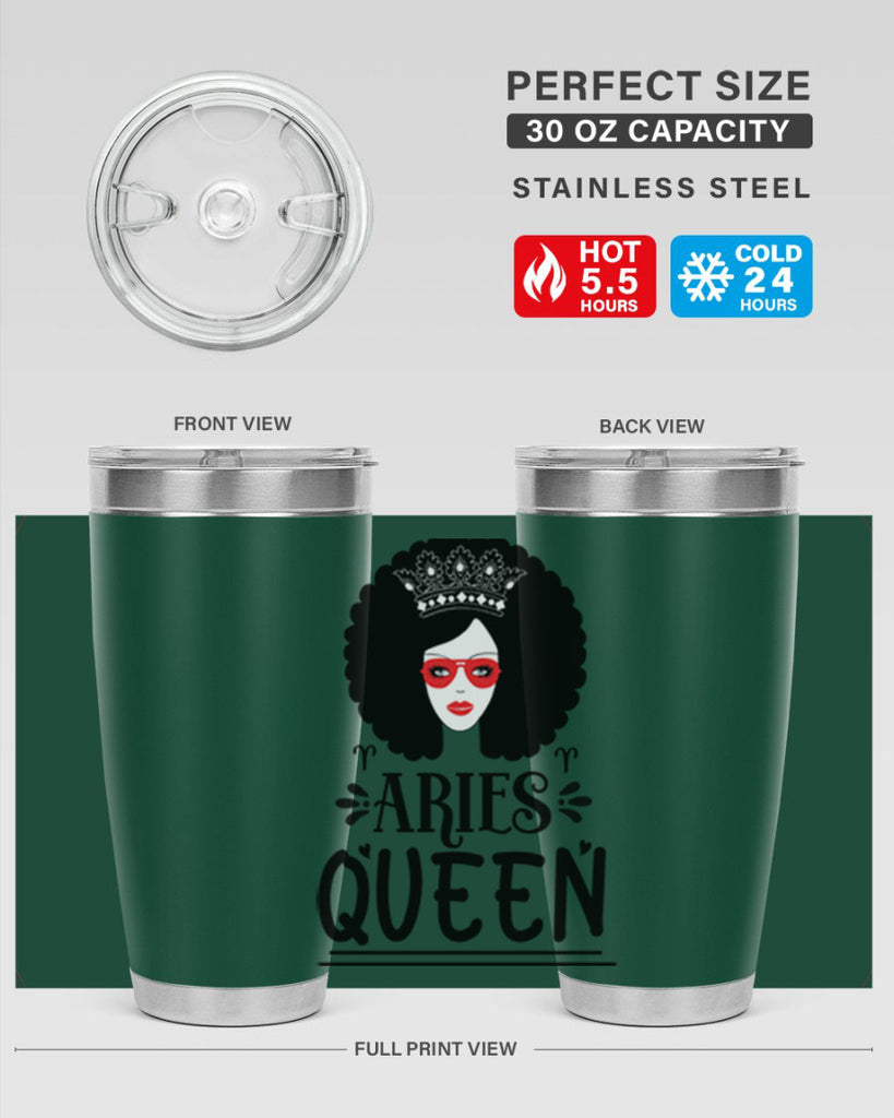 Aries queen 120#- zodiac- Tumbler