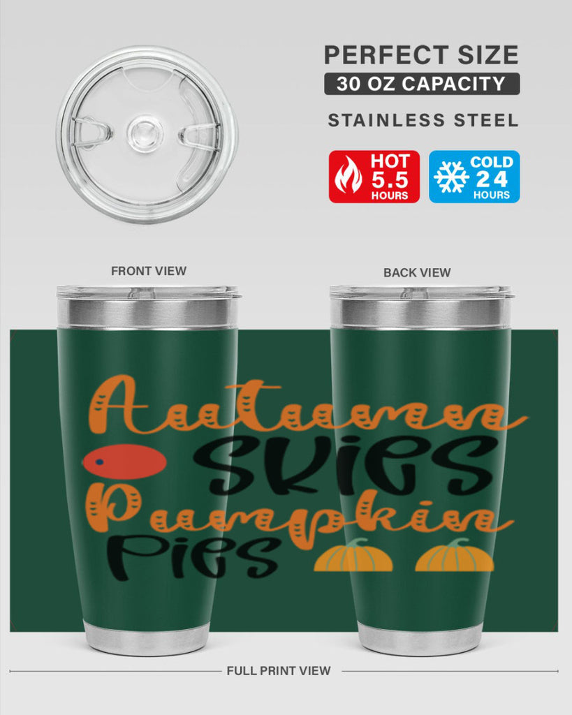 Autumn Skies Pumpkin Pies 30#- fall- Tumbler